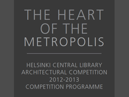 Helsinki Central Library open international architectural competition