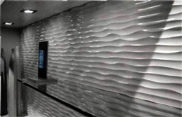 Στην τρίτη διάσταση-Σχεδιασμός τοίχων με διακοσμητικά κύματα και υφές