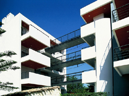 Apartment block and store in Corinth, Greece