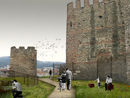 Architectural competition for the landscaping monumental set of Eptepyrgiou Thessalonikis