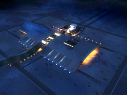 Conceptual design of a innovative industrial building for satellite manufacturing in Saudi Arabia
