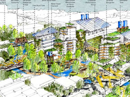 Waller Creek Competition, Austin TX: Turenscape LakelFlato